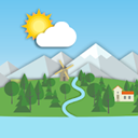 Animated Landscape Weather Live Wallpaper